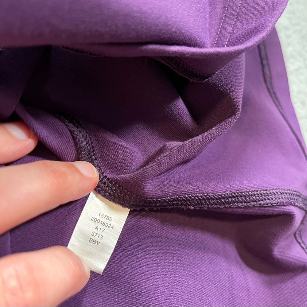 Duluth Trading Co Women's NoGA Classic Short Sleeve Purple Dress Size Medium - Picture 4 of 7
